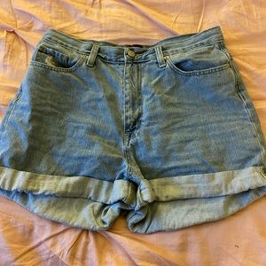 High Waisted Jean Shorts